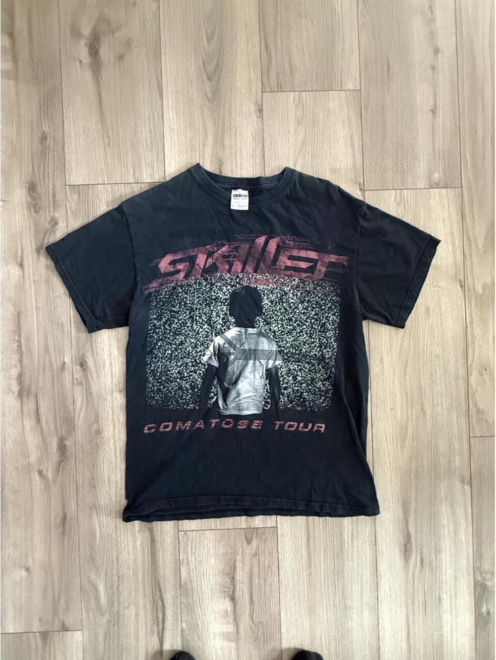 09’ Skillet Comatose Tour Black T-shirt